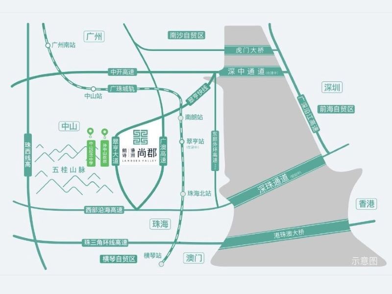 交通位置图