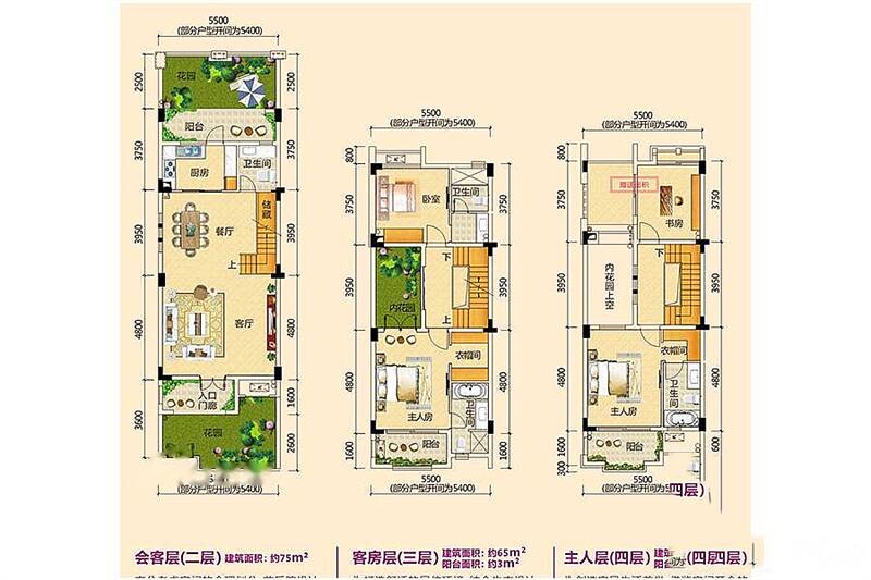 别墅品臻苑H组团B户型