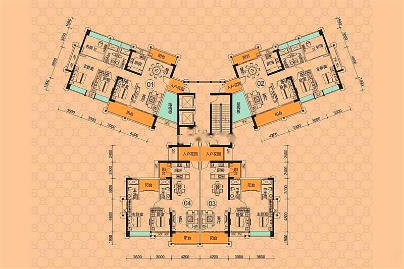 4期4/5/7/8栋户型图