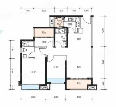 欢乐海岸天鹅堡3室2厅2卫