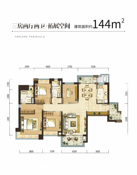 高拓展空间户型