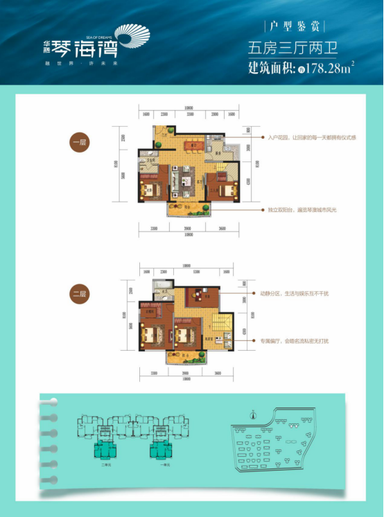 5房3厅2卫，建面178.28