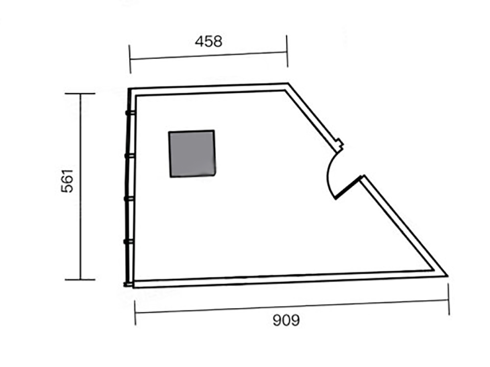 A户型 商业 建面约58.14㎡