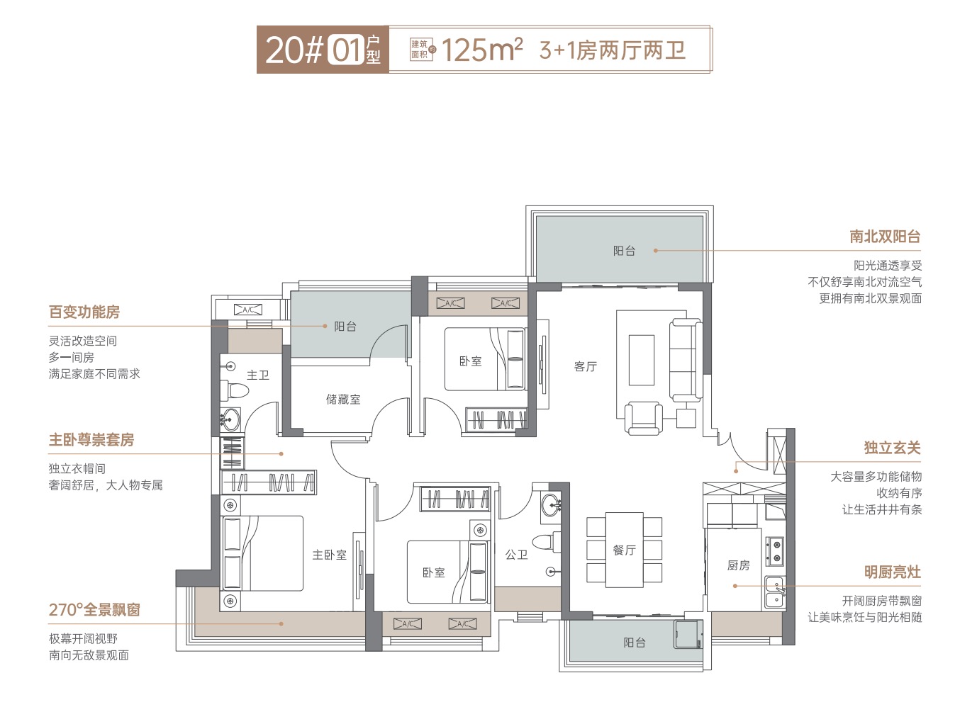 尚东新天地4室2厅2卫